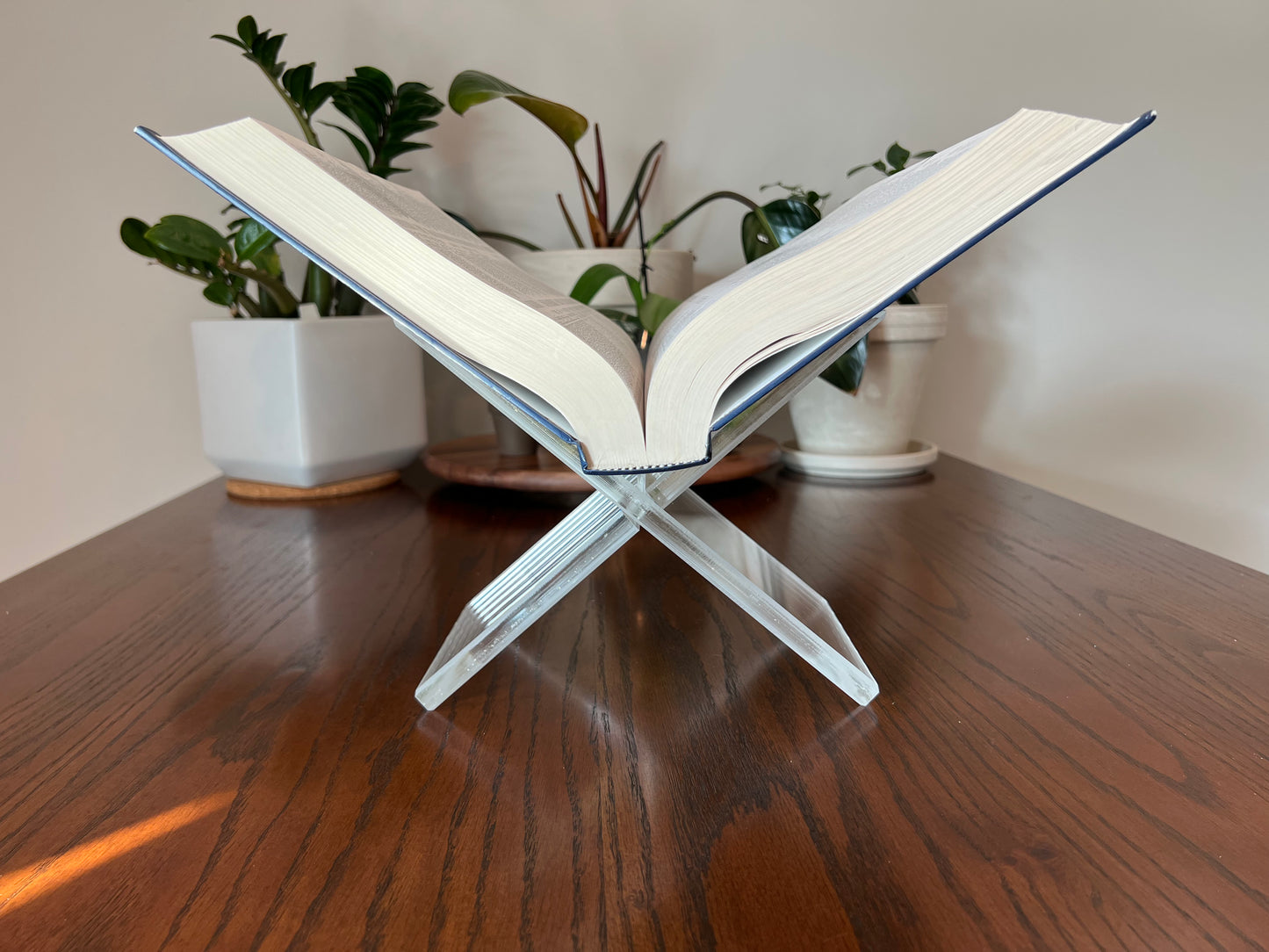 Acrylic Open Book Display Stand